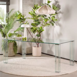 שולחן אוכל ווטרו קליר200x100x75